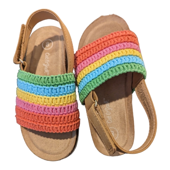 Cat & Jack Josephine Rainbow Sandles - Picture 2 of 7